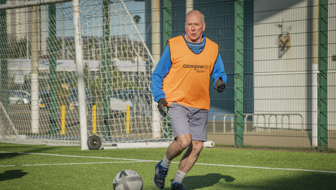 Person with a ball