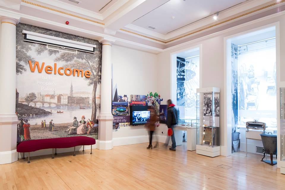 Welcome room at the People's Palace. 