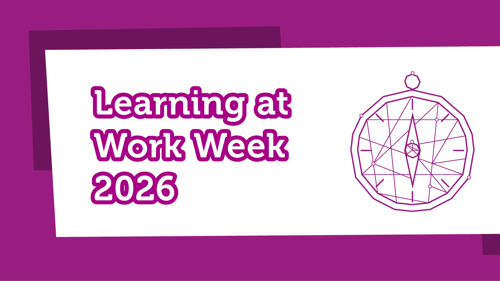 Learning at Work Week in purple text