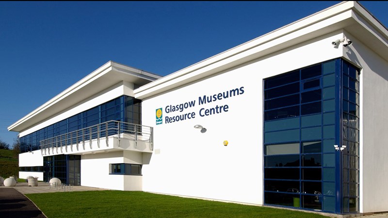 Photograph showing the outside of Glasgow Museums Resource Centre