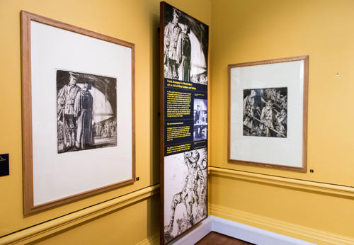 An example of some pieces of art, displayed at Kelvingrove Art gallery and Museum as part of the World War 1 centenary.