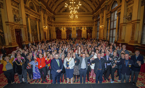 Glasgow Life Volunteers enjoy Civic Reception at City Chambers June 2019
