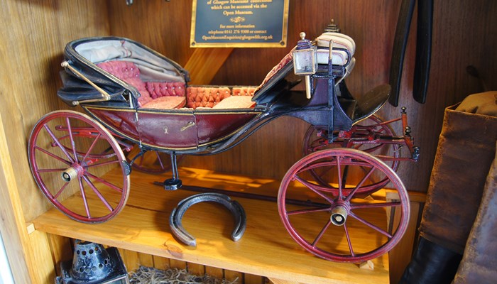image of small carriage at Castlemilk Open Museum session 