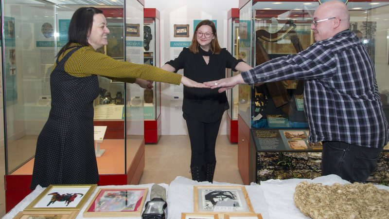 interior of pollok community museum