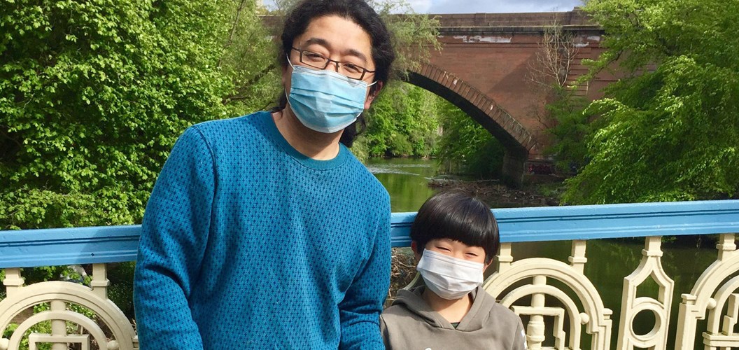 Naho Hayashi: Dog and human walking at quarantine