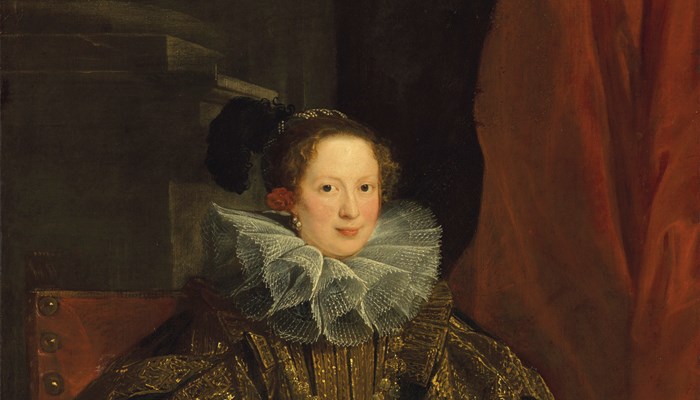 impressive and little-known painting by one of the great Flemish Old Master painters, Sir Anthony van Dyck, entitled Marchesa Lomellini. 