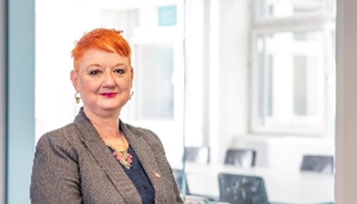 Headshot of Bailie Annette Christie, Chair of Glasgow Life, looking at the camera and smiling.