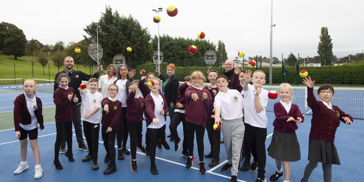 New state of the art public tennis courts open in Garrowhill Park New state of the art public tennis courts open in Garrowhill Park