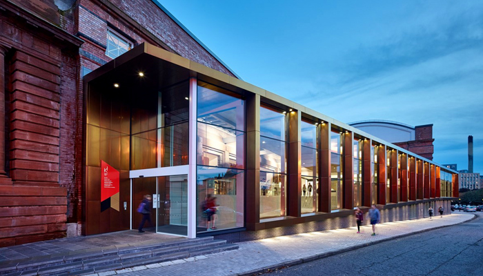 Photograph showing the outside of Kelvinhall