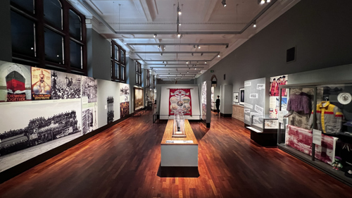 A photograph showing a gallery in Kelvingrove
