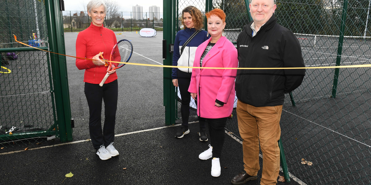 New public tennis courts open in Maryhill Park following £257 000 New public tennis courts open in Maryhill Park following £257 000