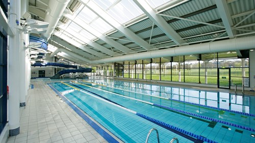 Image of the main swimming pool at Glasgow Club Bellahouston