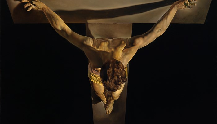 Celebrated Dalí painting Christ of St John of the Cross 