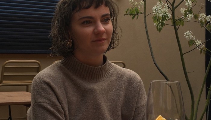 A head and shoulder shot of artist Frances Mary Driscoll